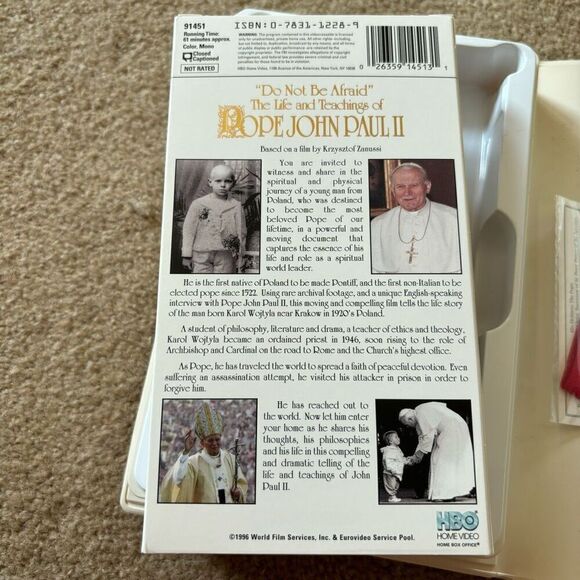 Pope John Paul II VHS Tape Set - Picture 7 of 10